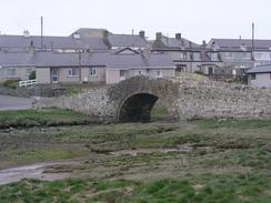 P20034071189	The old packhorse bridge in Aberffraw.