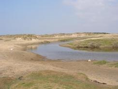 P20034081216	The Afon Crigyll to the west of Rhosneigr.