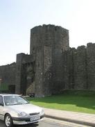 P20034151517	Part of the curtain wall of Conwy Castle.