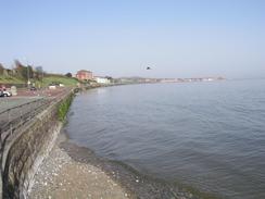 P20034161561	Looking back towards Rhos-on-Sea from Colwyn Bay.