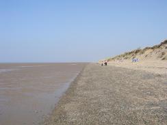 P20034161591	The beach to the east of Prestatyn.