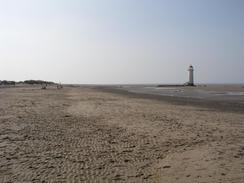 P20034161595	Looking back towards the lighthouse at Point of Ayr.