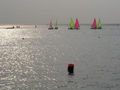 P20034181665	Boats on the marine lake in West Kirby.