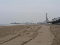 P20034251916	Looking north through Blackpool.