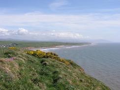 P20035082465	The view south along the coast from St Bees Head.