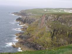 P20035223063	The cliffs leading to Burrow Head.