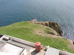 P20035243159	The view from the balcony of the Mull of Galloway lighthouse.