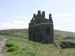 P20035253217	The ruins of Dunskey Castle.