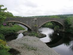 P20035283344	The bridge over the river in Ballantrae.