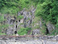 P20035293418	Caves in the cliffs below Culzean Castle.