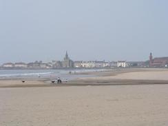 P20035313501	The view northwestwards along the beach towards Ardrossan.