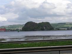 P20036023605	The view across the river towards Dumbarton Castle. 