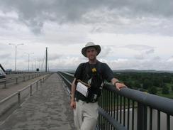 P20036023621	Myself standing on the Erskine Bridge.