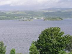 P20036114030	The view over Loch Fyne to Eilean Aoghainn and An Oitir.