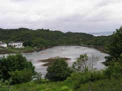 P20036154219	The view from Tarbert Castle.