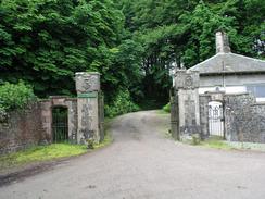 P20036204397	The entrance to Torrisdale Castle.