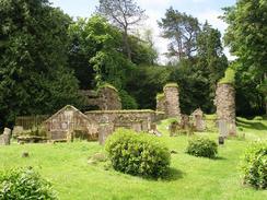 P20036204406	The remains of Saddell Abbey.