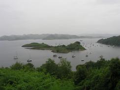 P20036274682	The view down over Crinan.