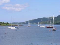 P20036294746	Boats moored in Loch na Cille.