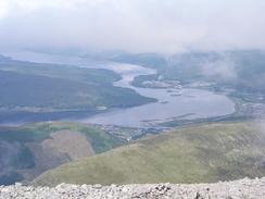 P20037034945	Loch Eil and Loch Linnhe viewed on the descent.