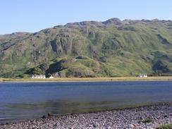 P20037175424	The view across Loch Nevis to Kylesknoydart.