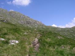 P20037175459	The descent down Gleann Meadail.