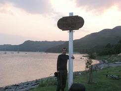 P20037175479	Myself at the Inverie sign.