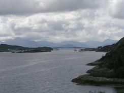 P20037215650	Looking west down Loch Alsh towards the Skye Bridge.