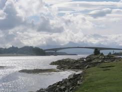 P20037215657	The Skye Bridge from Kyle of Lochalsh.