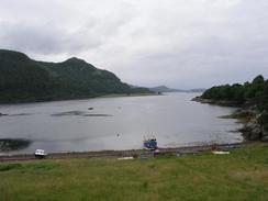 P20037235739	Loch Carron viewed from Strome Castle.