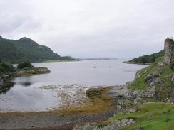 P20037235741	Loch Carron viewed from Strome Castle.