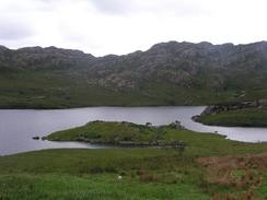 P20037275942	The junction between Loch Diabaigas Airde and Loch a Mhullaich.