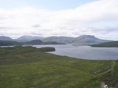 P20038036246	The view south over Loch Kanaird.