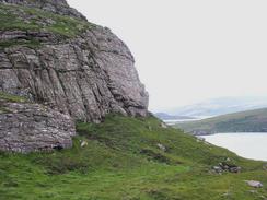 P20038036259	The path between Dun Canna and Geodha Mor.