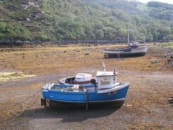 P20038066442	Boats near the head of Loch Nedd.