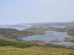 P20038066447	The view down over Loch Ardbhair.