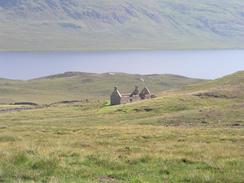 P20038086586	The old Sandwood bothy.