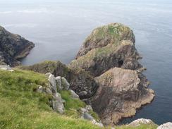 P20038096674	Cliffs near Cape Wrath lighthouse.