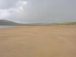 P20038136943	The beach beside Torrisdale Bay.