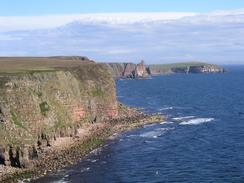 P20038187275	The view back northwards along the cliffs.