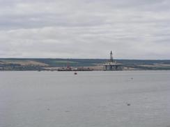 P20038270153	Oil rigs in the Cromarty Firth.