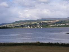 P20038280210	Looking across the Cromarty Firth from the old churchyard at Urquhart.