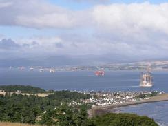 P20038290276	Looking down over Cromarty from the Sutors of Cromarty.