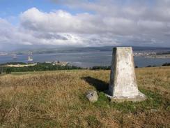 P20038297649	The trig point on Gallow Hill.