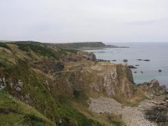 P20039058140	The view back towards Findlater Castle.