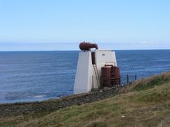 P20039078256	The foghorn at Kinnaird Head lighthouse.