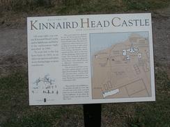 P20039078259	An information board about Kinnaird Head castle.