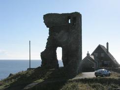 P20039108445	The ruins of Old Slains Castle.