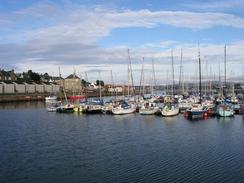 P20039188894	The harbour in Tayport.