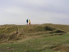 P2003A129673	The ramparts of Barbury Castle.